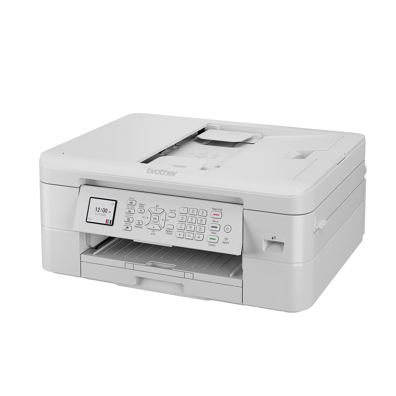 Brother MFC-J1010DW Inkjet Printer Left Side View