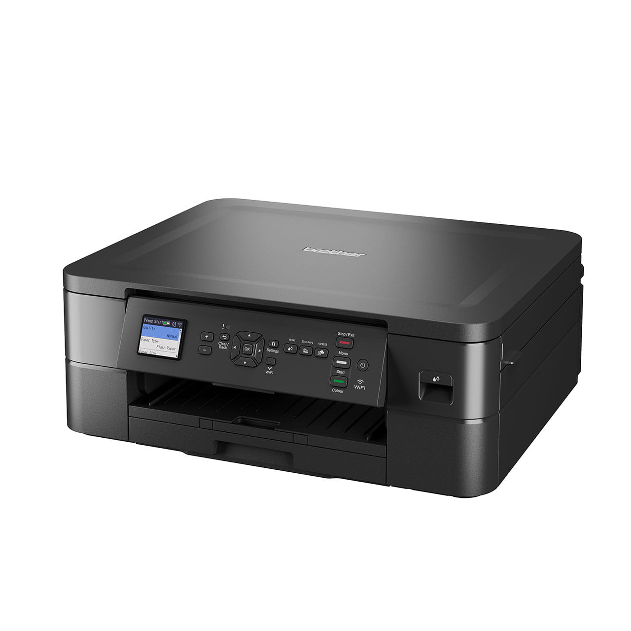 Brother DCP-J1050DW Inkjet Printer Left Side View