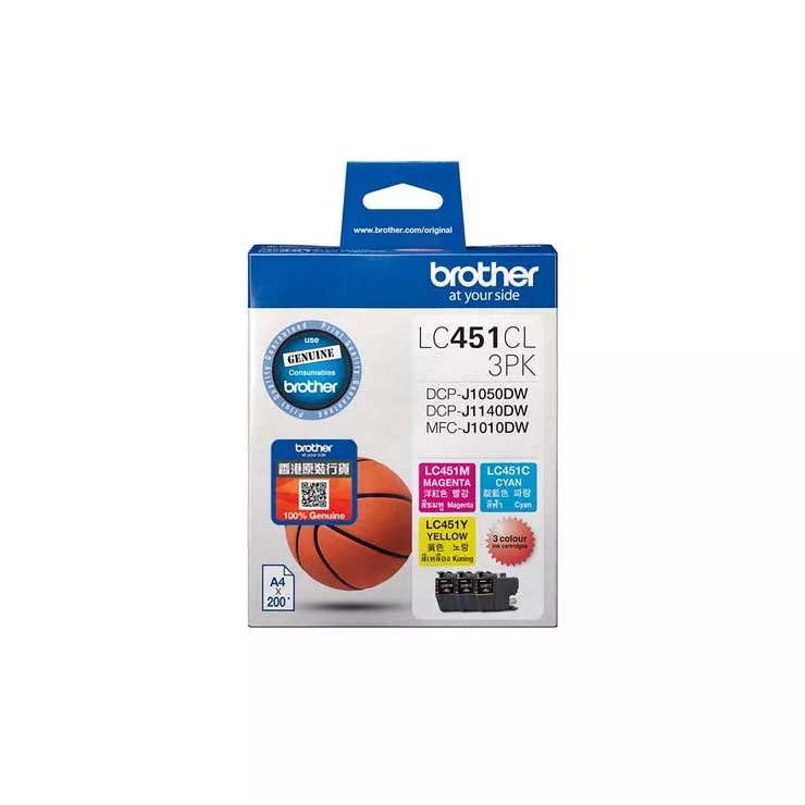 Brother LC462CL3PK原廠標準容量墨盒彩色墨盒套裝