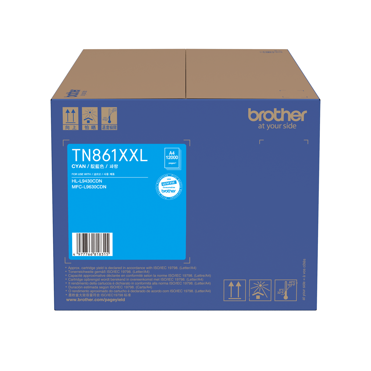 TN861XXLC Genuine Cyan Toner Super High Yield 