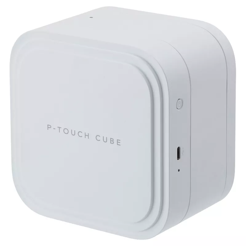 p-touch cube pro pt-p910bt - facing left