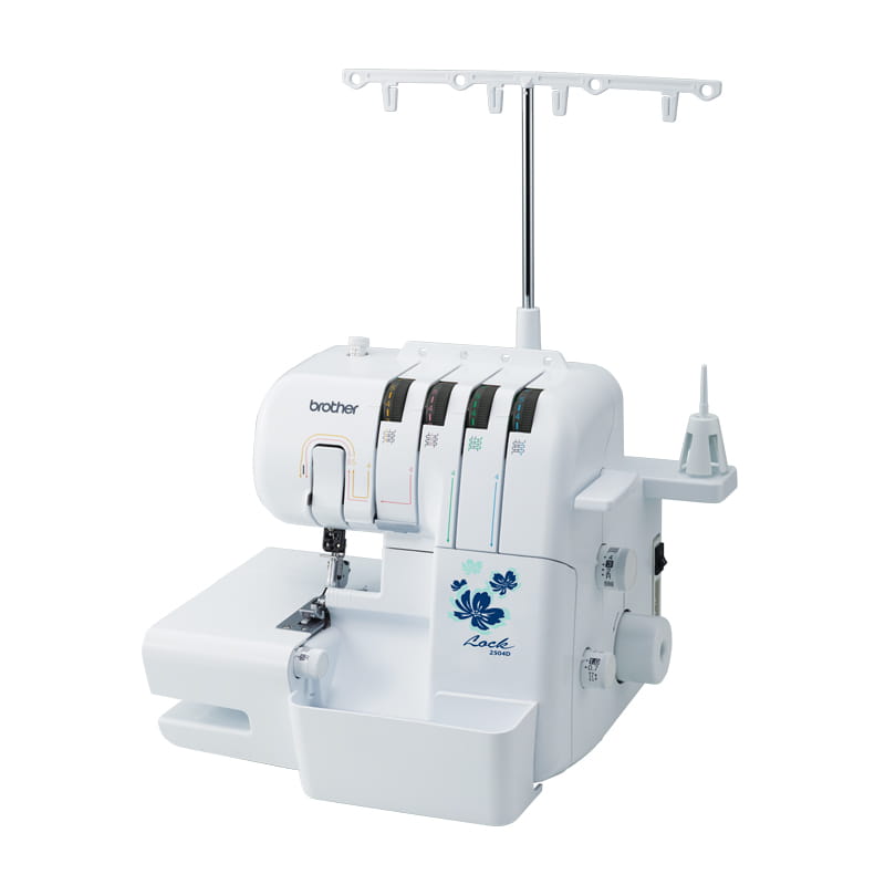 overlock sewing machine brother 2504d facing left