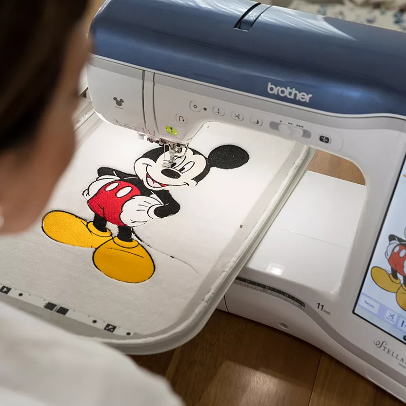 embroidery machine stellaire xj1 disney embroidery design