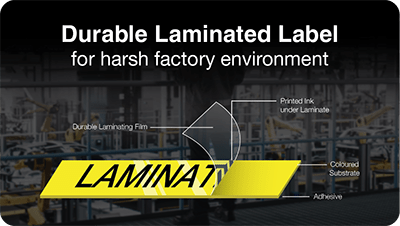 Durable Laminated Label