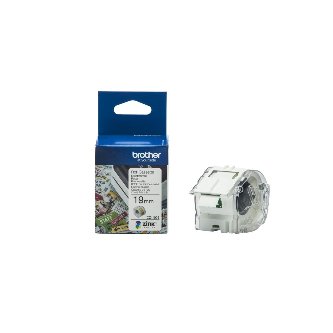 Brother CZ-1003 Genuine Label Printer (Label Maker) Roll 1