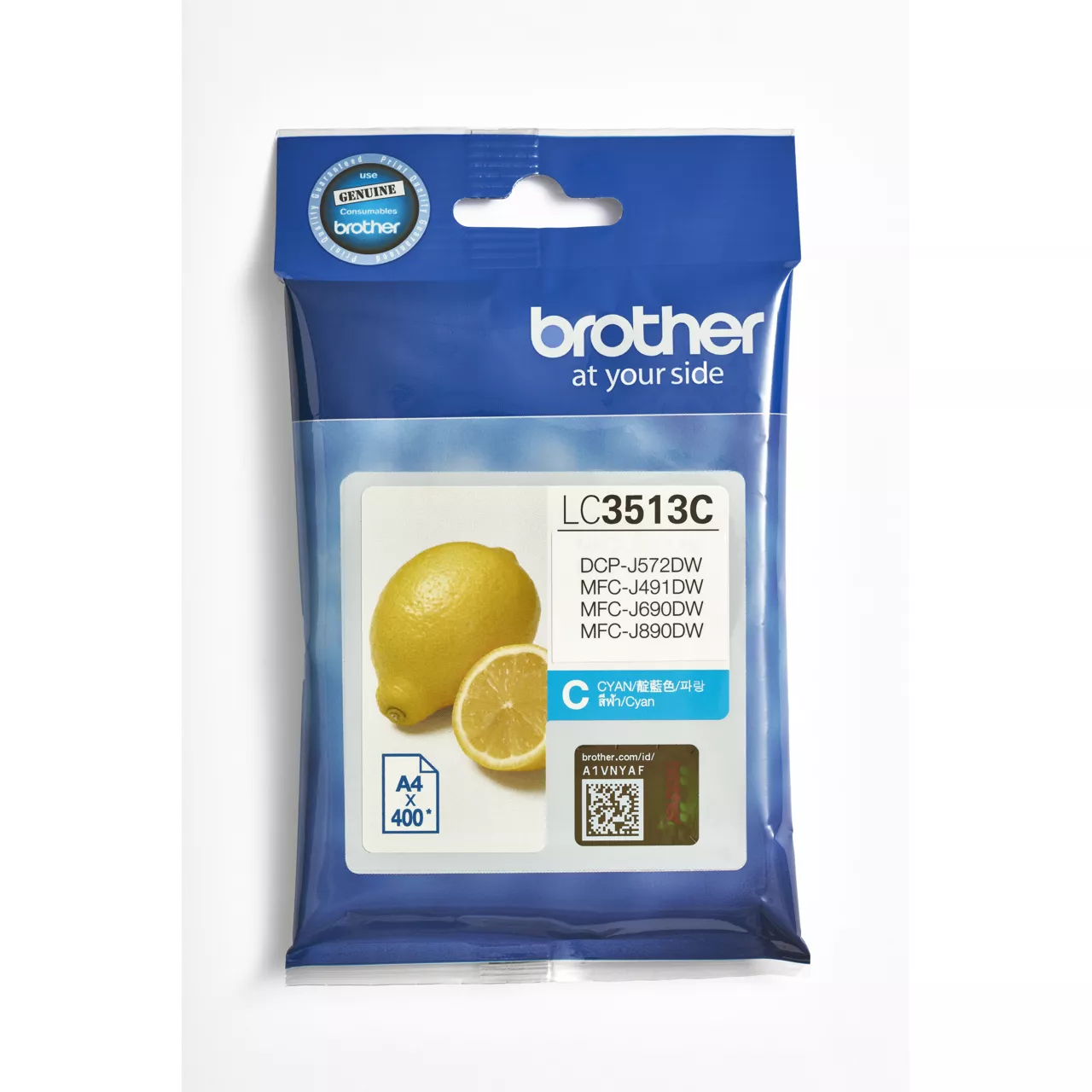 Brother LC3513C with packing Genuine High Yield Cyan Ink