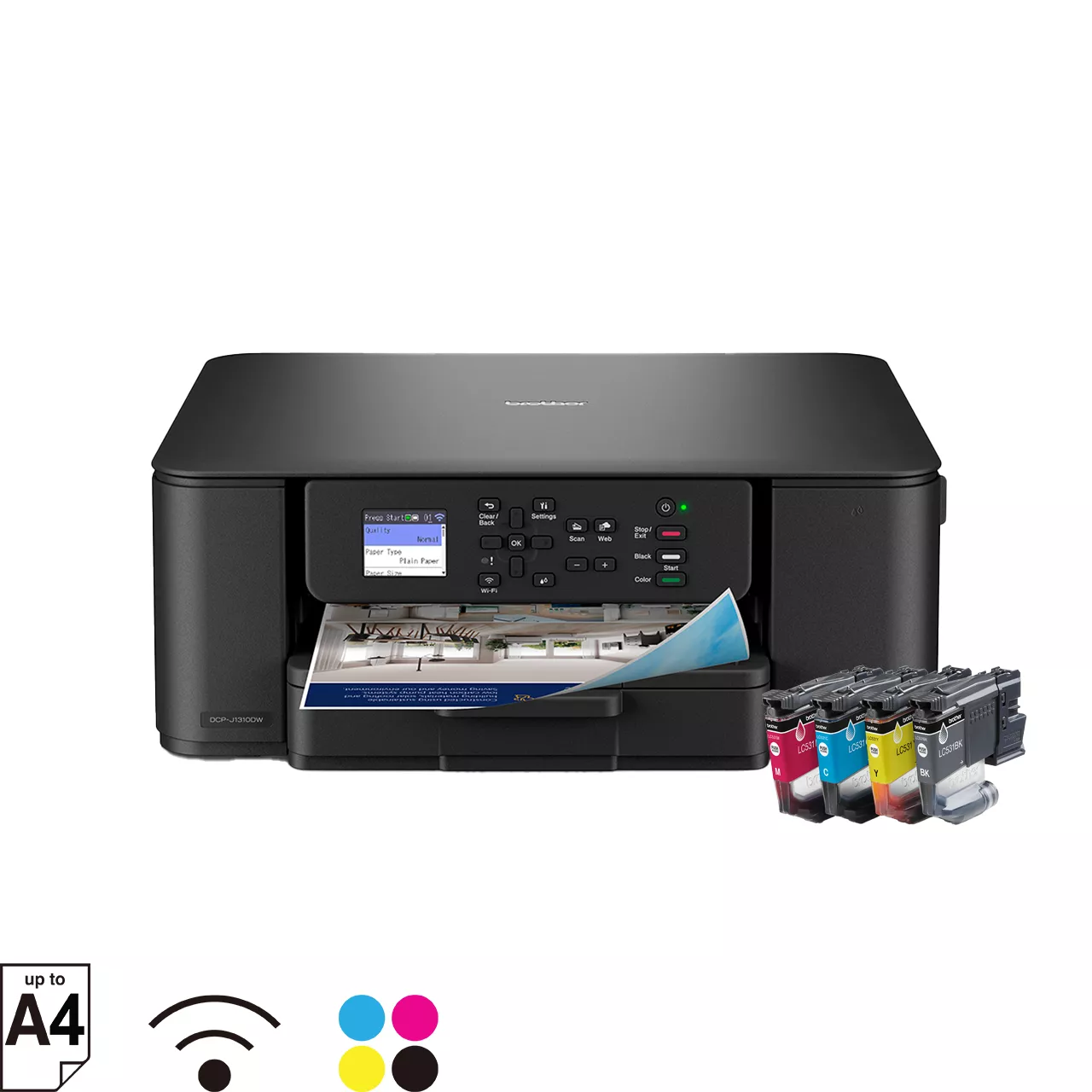 DCP-J1310DW Front View