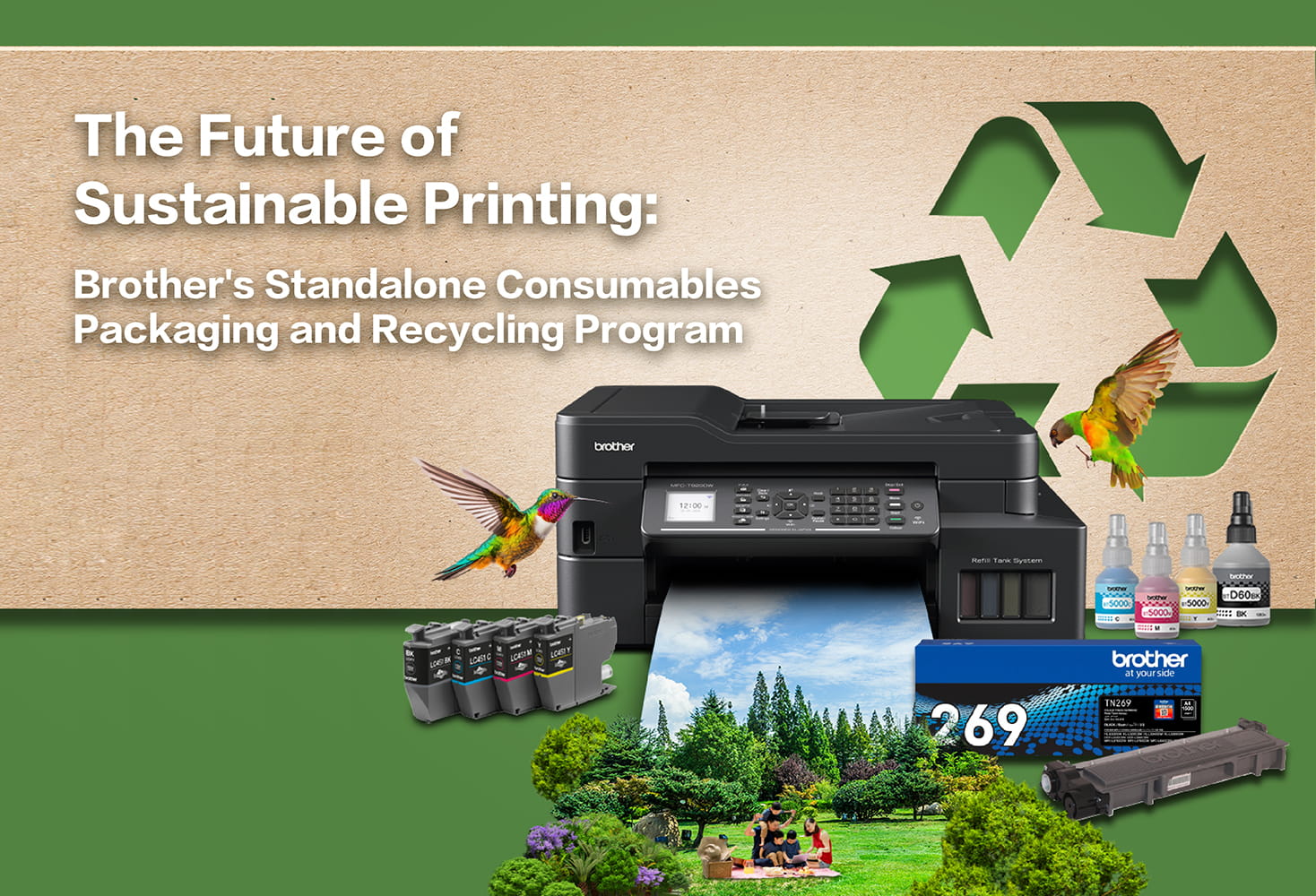 Brother Packaging The Future of Sustainable Printing: Brother's Standalone Consumables ...