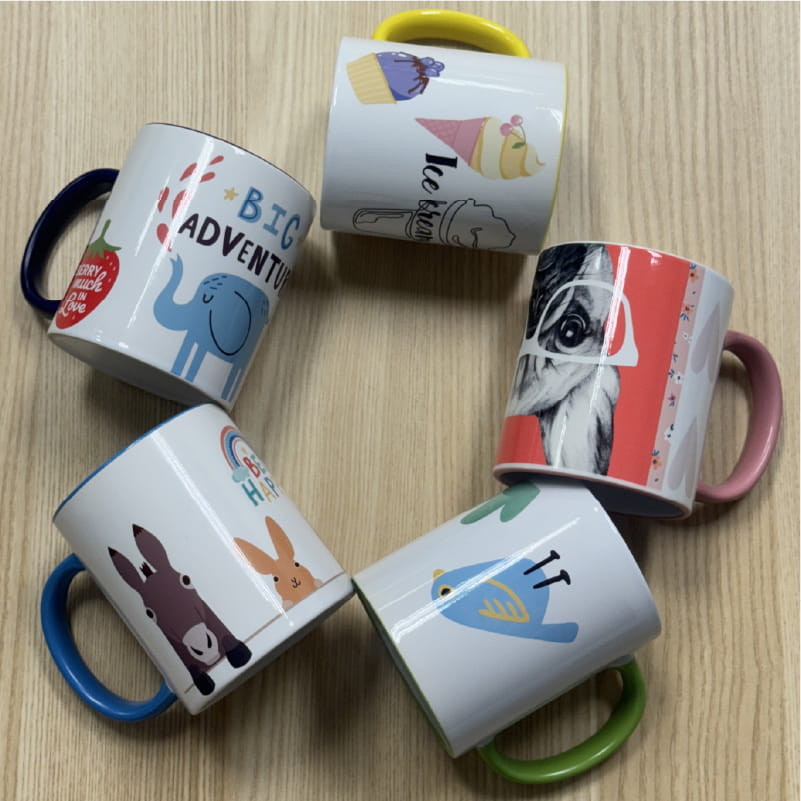 Brother colleagues created mugs with the SP-1 sublimation printer