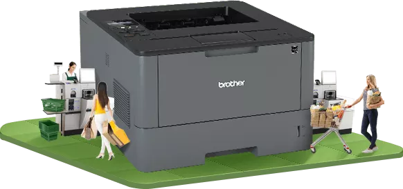 Brother cashier printer for invoice and receipts