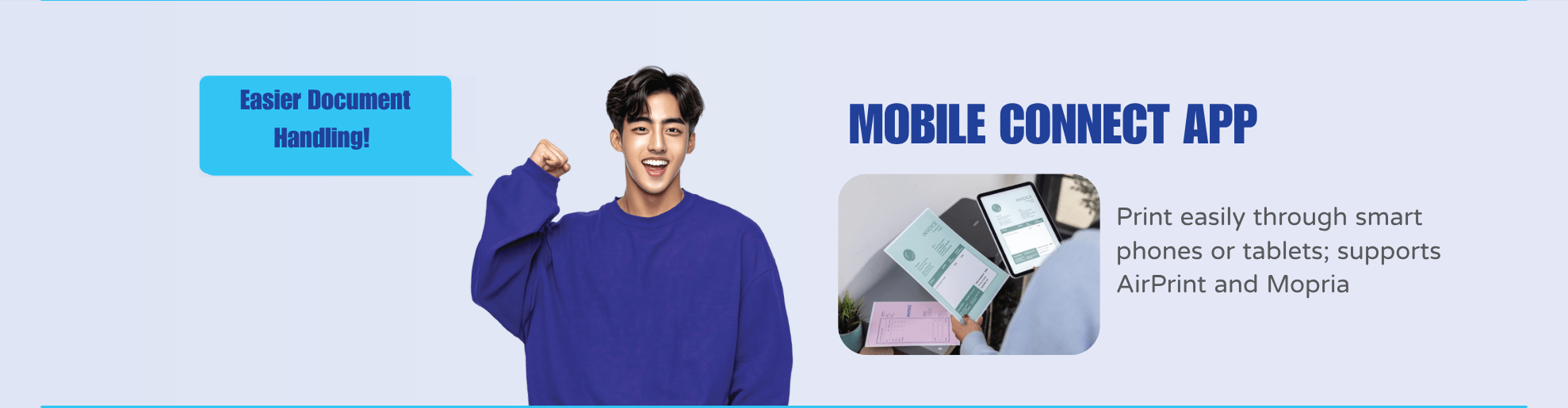 Brother Refill Ink Tank Printer Series, compatible with convenient mobile printing apps.