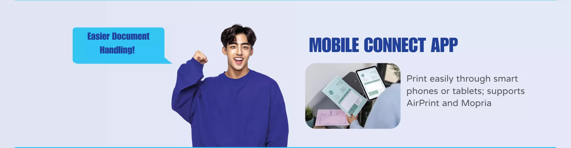 Brother Refill Ink Tank Printer Series, compatible with convenient mobile printing apps.