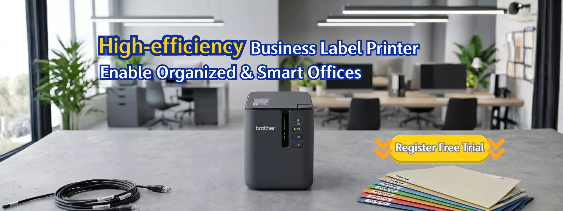 Label Printer Free Trial Program - High-efficiency enterprise label printers enable organized & Smart office
