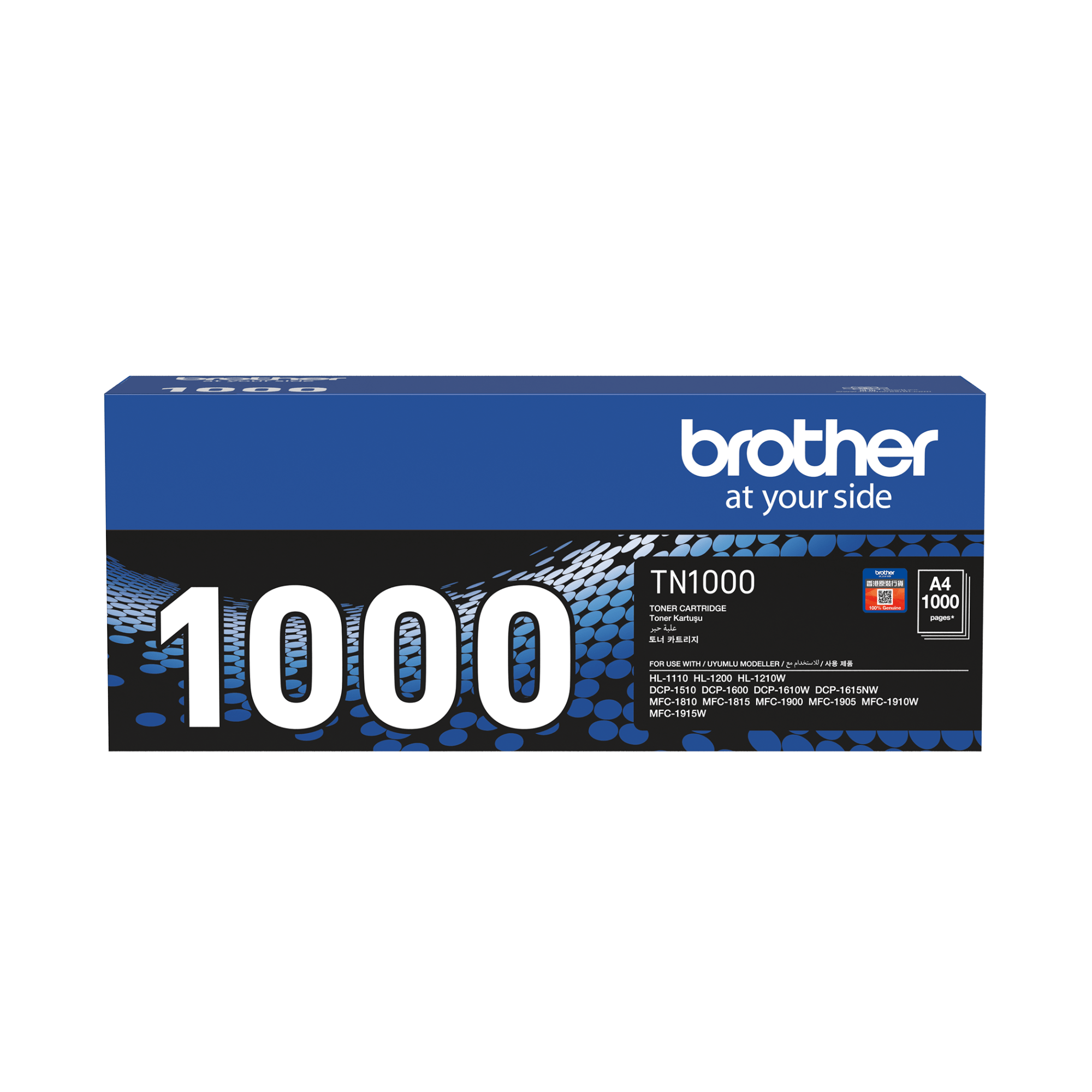 Brother TN1000 Standard Yield Genuine Black Toner