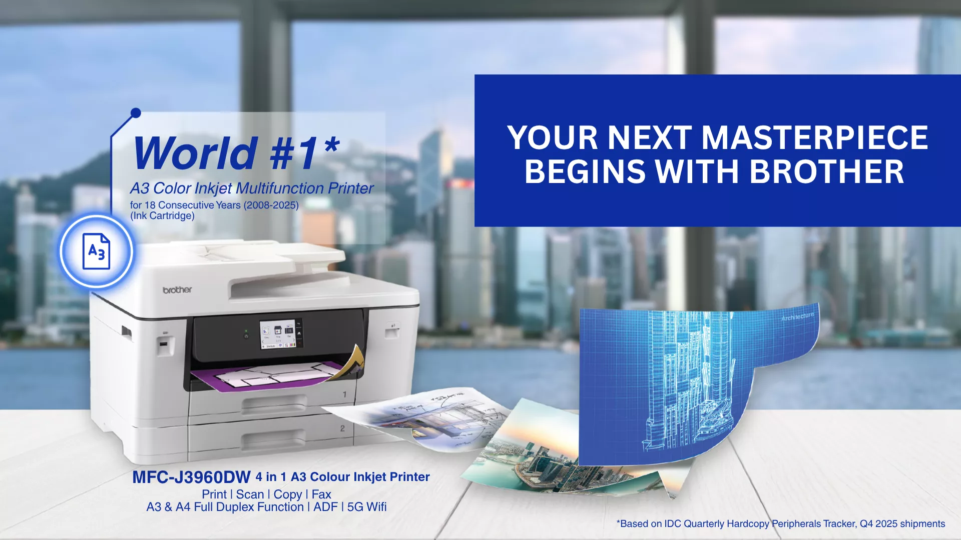 New A3 Colour Inkjet Multifunction Printer Series | Brother Hong Kong