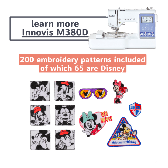 Brother Innovis M370 Computerised and Embroidery Sewing Machine 135 embroidery patterns included