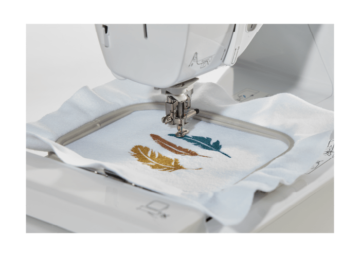 Brother M370 M380D 100x100mm embroidery area