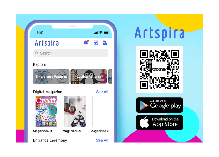 Brother M370 M380D Artspira 應用程式