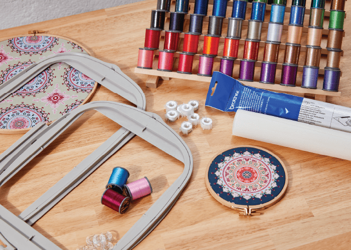 Brother Innovis M370 M380D Computerised and Embroidery Sewing Machine optional accessories