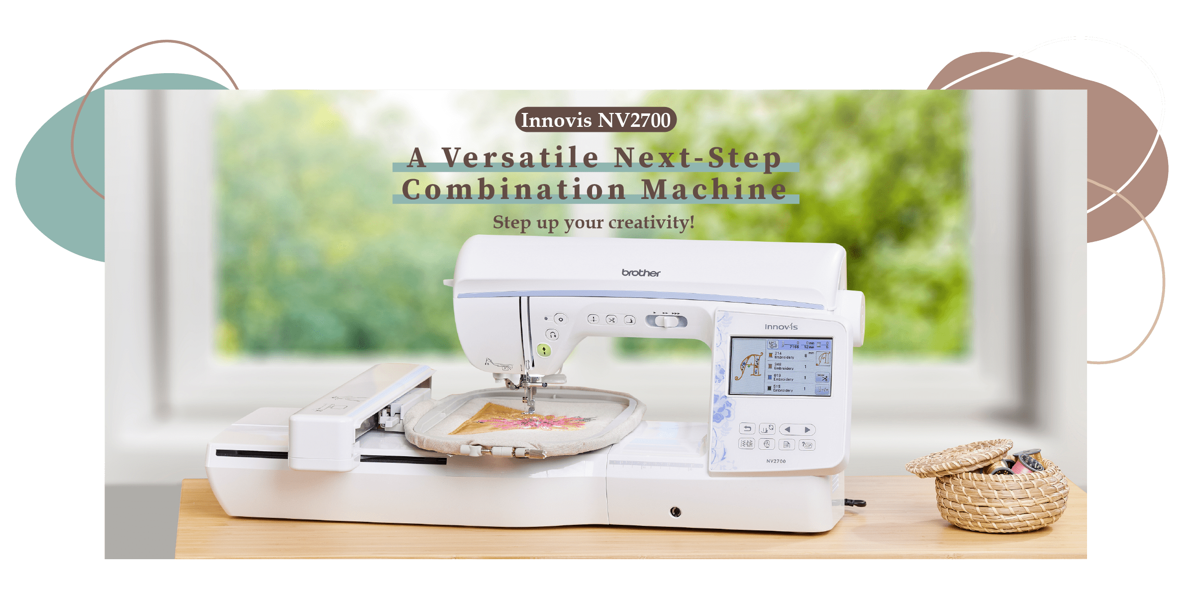 Brother Innovis NV2700 a Versatile Next-Step Combination Machine