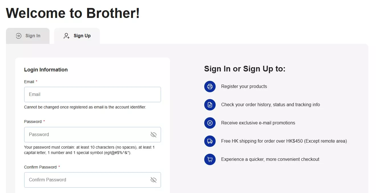 Brother Login