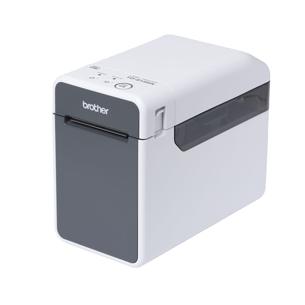 Brother TD-2135N Label Printer (Label Maker) Left Side View
