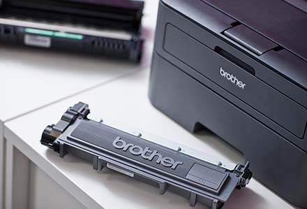 Brother Printer with toner and drum