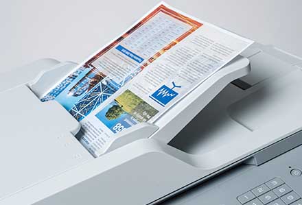 Scanning documents with Automatic Document Feeder - Convenient Scanning of Multi-Page Documents