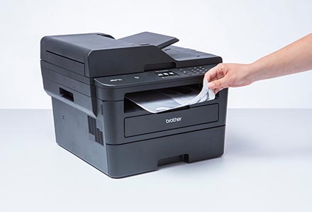 Collecting printout from a Brother Printer