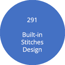 291種內建縫紉設計