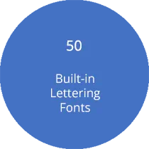50 種內建字體